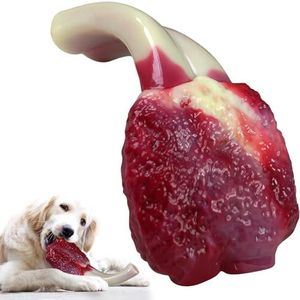 wikiRay Dog Chew Toy for Aggressive Chewers - Durable Nylon Dog Bone chew Toy Interactive Tough & Drumstick Bone for Large, Medium, and Small Dogs - Interactive Fun (Beef up to 12 kg)