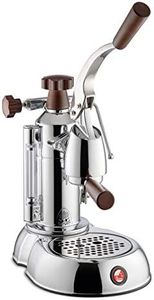 La Pavoni Lever Handle Coffee Maker with a Capacity of 0.8l from Smeg Stradivari Europiccola Lusso LPLSTH01EU, Steel