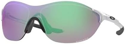 Oakley Men's OO9410 EVZero Swift Low Bridge Fit Rectangular Sunglasses, Silver/Prizm Golf, 38 mm