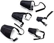 ewinever Dog Muzzles To Prevent Biting 5 PCS Different Sizes for Small, Medium And Large Breathable Dog Muzzle with Adjustable Strap