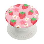 PopSockets PopGrip - Expanding Stand and Grip with a Swappable Top for Smartphones and Tablets - Berry Bloom