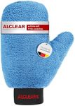 ALCLEAR 950013b Microfibre Car Aluminium Rim Cleaner Glove, Washing Glove for Car Care, Motorbikes, Bicycles, Brush-free Cleaning for Aluminium Rims, Steel Rims and Hubcaps, 26 x 12