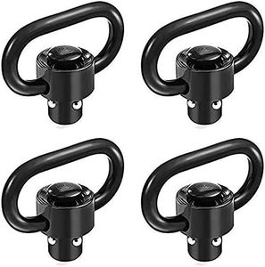 QD Sling Swivel Mount, 1.25" Heavy Duty Sling Swivels for Two Point and Traditional Sling Swivel Mount (4PCS)