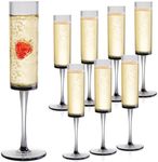 Elsjoy Set of 8 Acrylic Champagne F