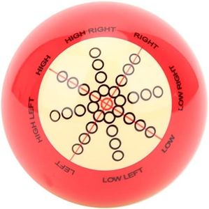 SolUptanisu Bola de Billar de Entrenamiento de práctica de Billar, Accesorio de Asistencia de Entrenamiento de práctica de Bola portátil reemplazo para Bola de Billar Americano Pool Eight