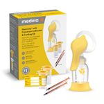 Medela Harmony Manual Breast Pump with Colostrum Collection and Feeding Kit, 4-in-1 Solution, Collect, Store, Feed, and Pump, Includes Colostrum Collectors and Feeding Syringes
