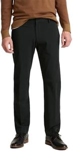 Dockers Men's City Tech Trouser Straight Fit Smart 360 Tech Pants, Mineral Black (Waterless), 33W x 30L