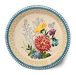 The Pioneer Woman Blooming Bouquet Pie Dish-Stoneware 9 Inch Pie Pan For Everyday And Holiday Baking