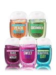 Bath & Body Works Pocketbac Bundle Of 5 - Assorted Grab Bag Bundle Of 5 Pocket Sized Hand Sanitizer Antibacterial Hand Gels