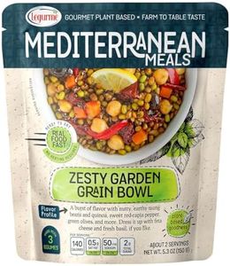Mediterranean, Ready to Eat Zesty Garden Grain Bowl, Gluten Free, Plant Based, Vegan, No Preservatives, No Colorants, No Artificial Flavors, 5.3 Oz (Pack of 1)