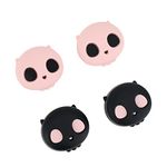 GeekShare Cute Xbox One Controller Thumb Grips, Soft Silicone Thumbsticks Cover Caps Set Compatible with Xbox One Controller, 2 Pair / 4 Pcs -- Pink Skull