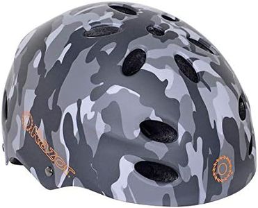 Razor V-12 Casco Multi Sport Bambino, Unisex, Camo Grigio Satinato, Taglia Unica