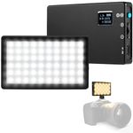 Lume Cube Bicolor LED Light for Professional DSLR Cameras | Adjustable Panel Mini, LCD Display | Photo and Video Lighting, Long Battery Life | Fits Sony, Nikon, Canon, Fuji, Panasonic