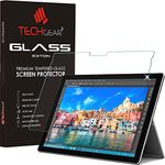 TECHGEAR GLASS Edition fits Microsoft Surface Pro 6, Pro 4, Pro 2017 - Genuine Tempered Glass Screen Protector Guard Cover Compatible with Microsoft Surface Pro 6, 2017 & 4