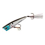 Rebel Lures Pop-R Topwater Popper Fishing Lure, Silver Shiner, Super Pop-R (5/16 oz), 3 1/8 inches