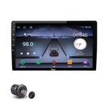 Trony 9-inch Android Car Stereo | 1280x800 | IPS HD Touchscreen | Auto/Carplay| Android 14 | 4GB RAM/64GB | Wireless Mirroring | WiFi | GPS | Bluetooth | SWC | Reverse Camera Included