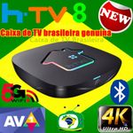 2024 HTV 8 Box Brazil H.TV8 H8 TV Brazil New Version Brazilian TV Box Support 2.4GHz/ 5GHz WiFi 4K UHD Bluetooth 5 Australia Post