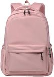 Tugeem Back to School Backpack,School Bag College Backpack,Ladies High School Backpacks for Girls Teens Teenage Girls,Teenagers School Bags for Girls Secondary School Rucksack Laptop Junior (Pink)