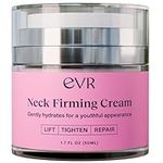 EVR BEAUTY Anti-aging Neck Firming Cream with Collagen & Hyaluronic Acid - Made in USA with Natural & Organic Ingredients Face Neck and Chest Tightening Moisturizer
