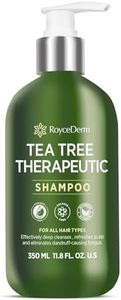 Roycederm Tea Tree Shampoo - Clarifying Shampoo for Oily Hair and Scalp with Tea Tree Oil