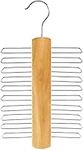 HANGERWORLD Wooden 20 Bar Tie Belt Rack Accessory Organiser Coat Hanger