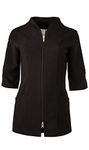 Uniformes Select | Women's Lab Coat Swan Collar 29'' (L, Black)