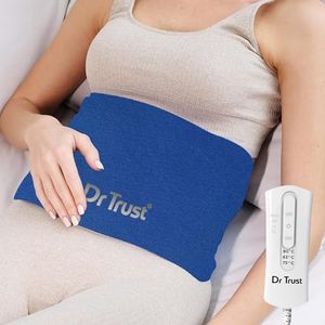 Dr Trust USA Orthopedic Electric Heating Pad with Temperature Controller I Heat Belt For Pain Relief, Lower Back Pain, Period Cramps, Lumbar, Shoulder & Knee-368