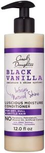 Carol’s Daughter Black Vanilla Moisture & Shine Hydrating Hair Conditioner for Dry Hair and Dull Hair, with Shea Butter, Biotin and Vitamin B5, 12 fl oz