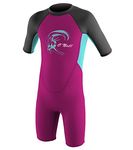 O'Neill Wetsuits Children's Toddler Reactor 2mm Spring Wetsuit, Berry/Light Aqu, 3 UK