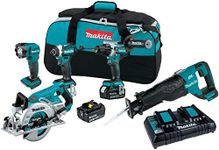 Makita XT507PT 18V LXT® Lithium-Ion Brushless Cordless 5-Pc. Combo Kit (5.0Ah)