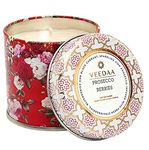 VEEDAA Prosecco Berries Soy Wax Mason Tin Scented Candle (Burns 25 hours)