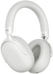 TALIX H50 Adaptive Noise Cancelling Headphones Bluetooth Over Ear White | Wireless, Hi-Res Audio, Comfortable Fit, Transparency Mode, App Control, 40H ANC Playtime, Fast Charging Travel Home Office