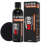 M95 Leather Conditioner for Sofa, Car Seats, Jacket, Bags, Belt and for All Leather Polish (200ml)