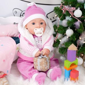 BiBi Doll 20-Inch Baby Girl Doll – Realistic Soft Toy