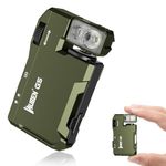 WUBEN G5 Rechargeable Torch, 400 Lumens Super Bright EDC Small Torch with RGB Light, Mini Magnetic Keychain Torch, Lightweight Small Camping Flashlight for Outdoor Home Emergencies (Green)