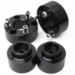 JiiinMiiin 3" Front and 2" Rear Leveling Lift Kits for 2009-2024 Dodge Ram 1500 4X4 4WD - 3 Inch Front, 2 Inch Rear Strut Suspension Lift Spacers Set, Black