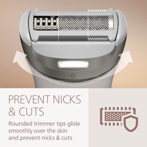 Philips Lady Shaver Series 8000 – White Electric Hair Removal