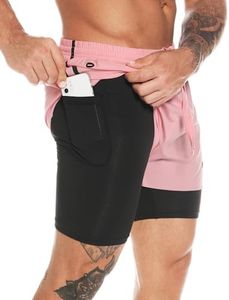Short de Sport pour Homme avec Doublure Short de Sport de Plein air Respirant