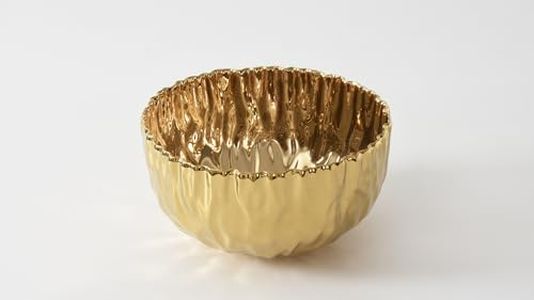Pampa Bay MASCALI D'ORO Large Bowl, Gold, Large