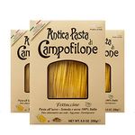 Antica Pasta di Campofilone Fettuccine Pasta, Traditional Artisan Egg Pasta from Central Italy, Made from Premium Italian Durum Wheat, 3 Packs x 250g
