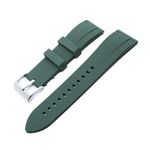 WAMD Quick Release Silicone Rubber Watch Straps/Bands (Green, 20mm)