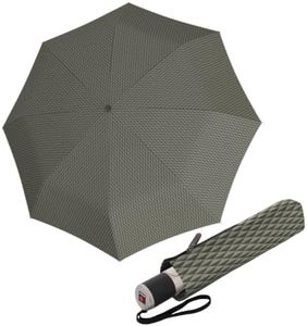 Knirps C.241 Automatic Rain Umbrella, Vegan Leather Handle, Prism Olive