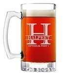 Personalized Etched 25oz Glass Beer