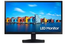 Samsung 22-inch(54.48cm) LED 1920 x 1080 Pixels FHD Flat Monitor, VA, 60 Hz, Wide View Angle, HDMI, D-sub Ports, Flicker Free, (LS22A334NHWXXL, Black)