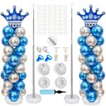 Kaucytue Balloon Column Stand Kit Set of 2, Adjustable 7 Feet Metal Balloon Arch Stand, with Bases, Suitable for Birthday, Party Decoration, Wedding