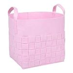 Trend Lab Pink Woven Storage Basket
