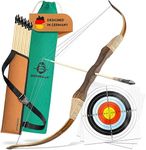 BOWRILLA® Wooden Bow and Arrow for 