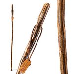 Brazos Rustic Wood Walking Stick, Ironwood, Traditional Style Handle, for Men & Women, Made in the USA, 58"