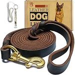 Leather Dog Leash 6ft x 3/4 inch,St