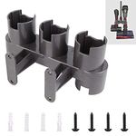 ABC life Replacement for Dyson Vacuum Cleaner Attachments, Wall Mount Holder, Adapter Converter Set for Dyson V11 V10,V8,V7, Dyson Attachment Organizer Holder (Grey, with Parts Package)